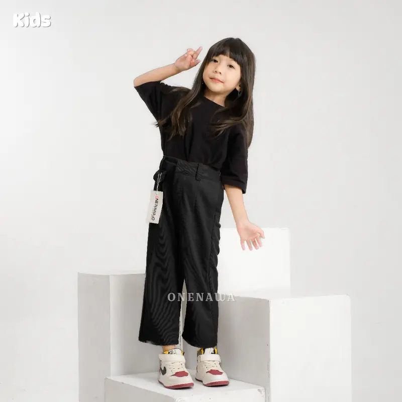 [FREE BELT] Celana Anak Kulot Oro Pants Usia 2-10 Tahun | Kulot Anak Celana Panjang Anak Terbaru 3