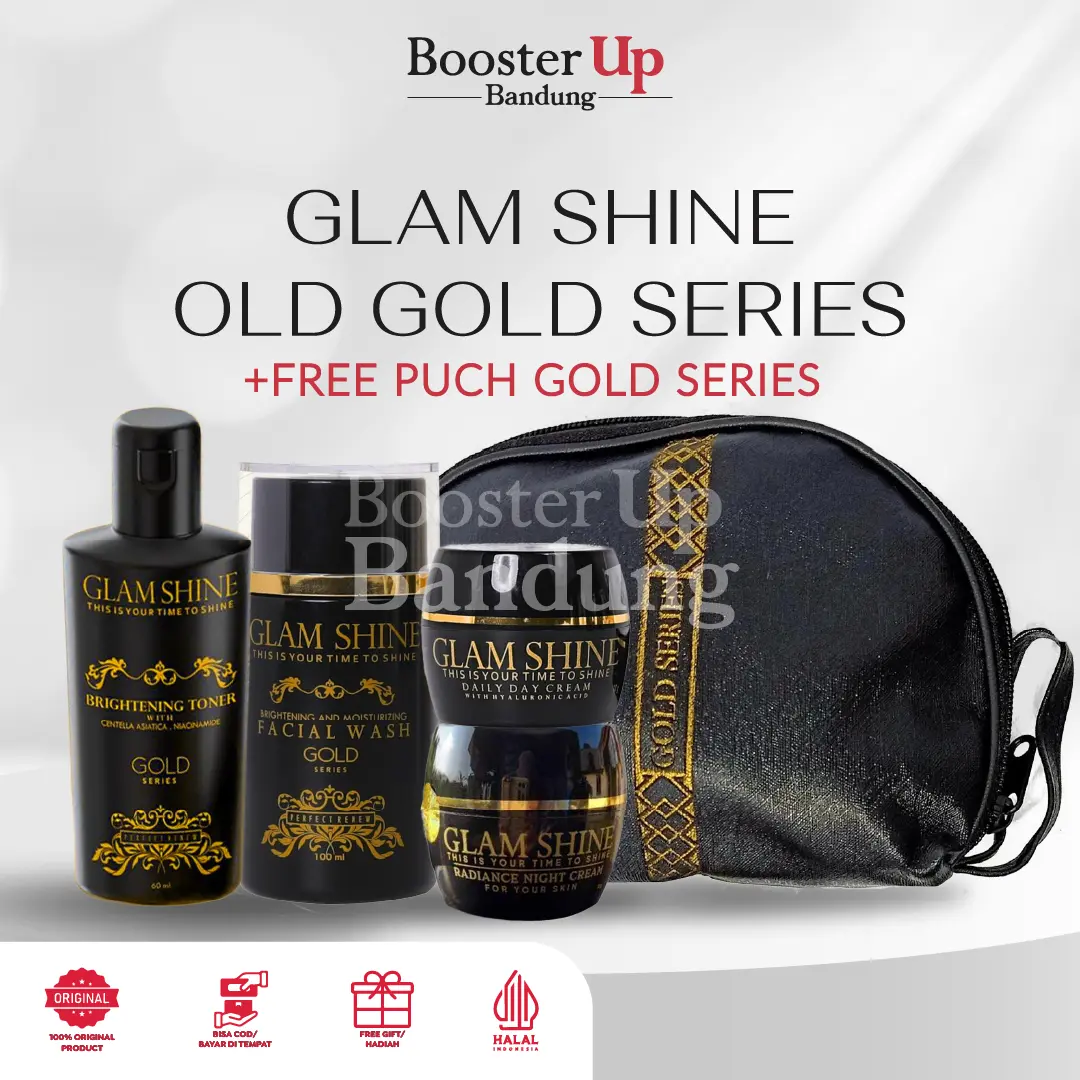 Old Gold Series By Glamshine All Skin Type | Mengatasi Flek & Anti Aging gloglowing dosis