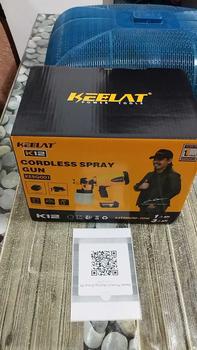 Product Review of 【KEELAT】Electric Spray Gun-KESG001 Cordless Electric Spray Gun 800W 800ml High Power Paint Sprayer Nozzle Household Disinfection Sterilization Sprayer Machine Battery COD from r**7 1