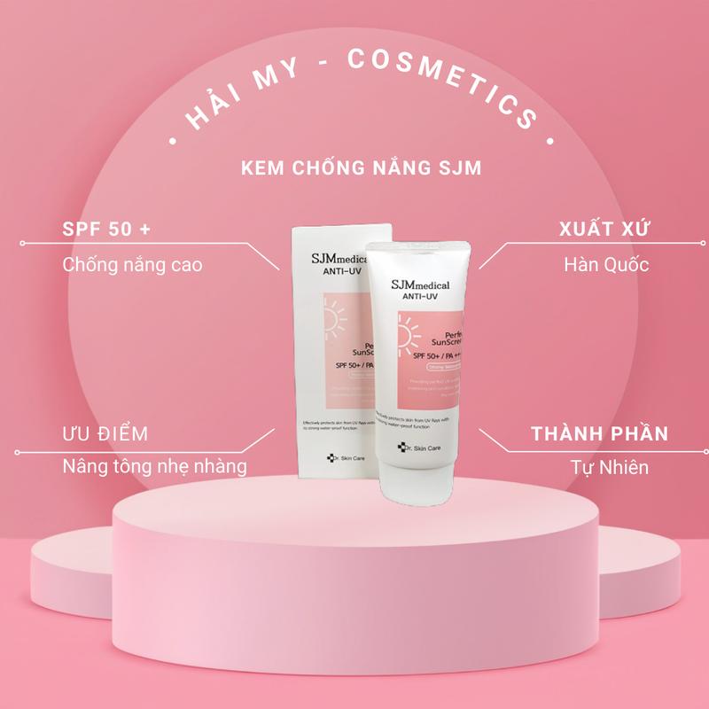 Kem Chống Nắng SJM MEDICAL SPF50 PA++++ 50g