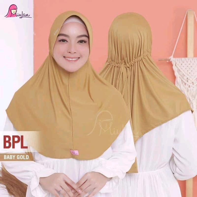 Jilbab BPL Miulan,jilbab instan,jilbab bergo tali serut. Kerudung Wanita Muslim Dewasa Nyaman Panjang Santai 2