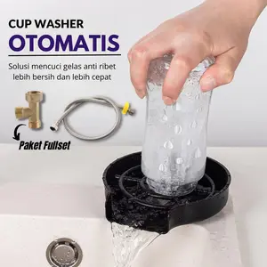 Pencuci Gelas Otomatis Automatic Glass Cup Rinser Washer