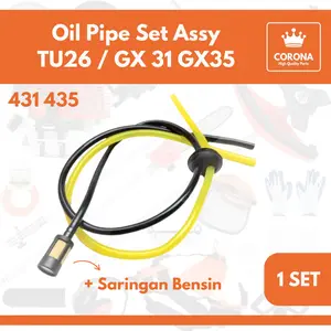 Selang Bensin Plus Filter Saringan TU26 Fuel Oil Pipe Assy Mesin Semprot Hama 2tak 3WZ4 GX31 GX35 Potong Rumput 4tak
