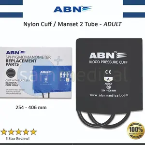 ABN Nylon Cuff w/ 2 tube - Adult ( Dewasa ) / Spart part manset abn