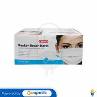 Gambar ONEMED 3PLY MASKER BEDAH KARET EARLOOP WARNA PUTIH BOX 50 PCS dari Apotek Adapotek Padangsambian by GoApotik Kota Denpasar 2 Tokopedia