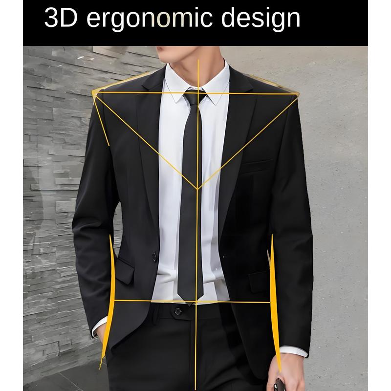 Product Introduction of Local Shipping! Men's 3-Piece Suit in Burgundy/Black, Free Tie, Breathable Fabric, Perfect for Weddings, Graduations & Parties! suit  js  prom  men Jacket Pants Clothes Blue Formal Elegant Simple Plain Beige Workwear Longsleeve Menswear Sleeveless Lingeri 29