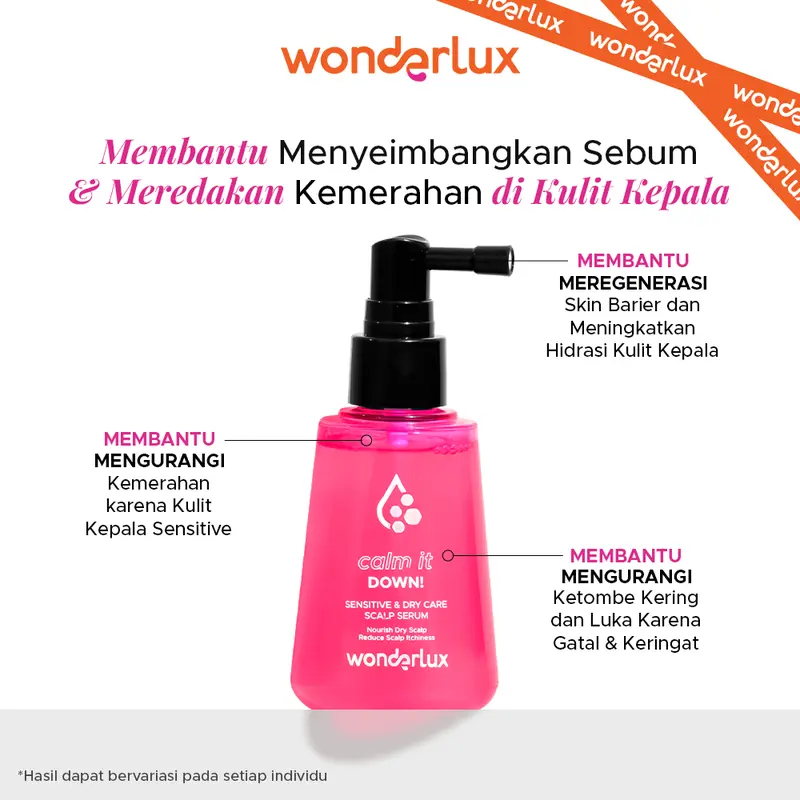 Wonderlux Calm It Down! Sensitive Scalp Care Serum Hair Serum 1