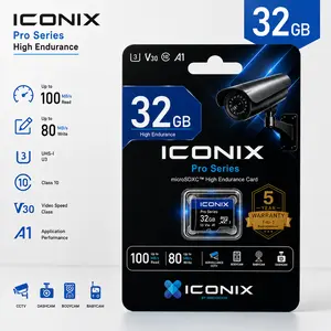 ICONIX MicroSD 32GB U3 V30 A1 High Endurance Pro Series - Memory Card CCTV Dashcam Babycam Smartphone Full HD 4K Garansi Resmi 5 Tahun