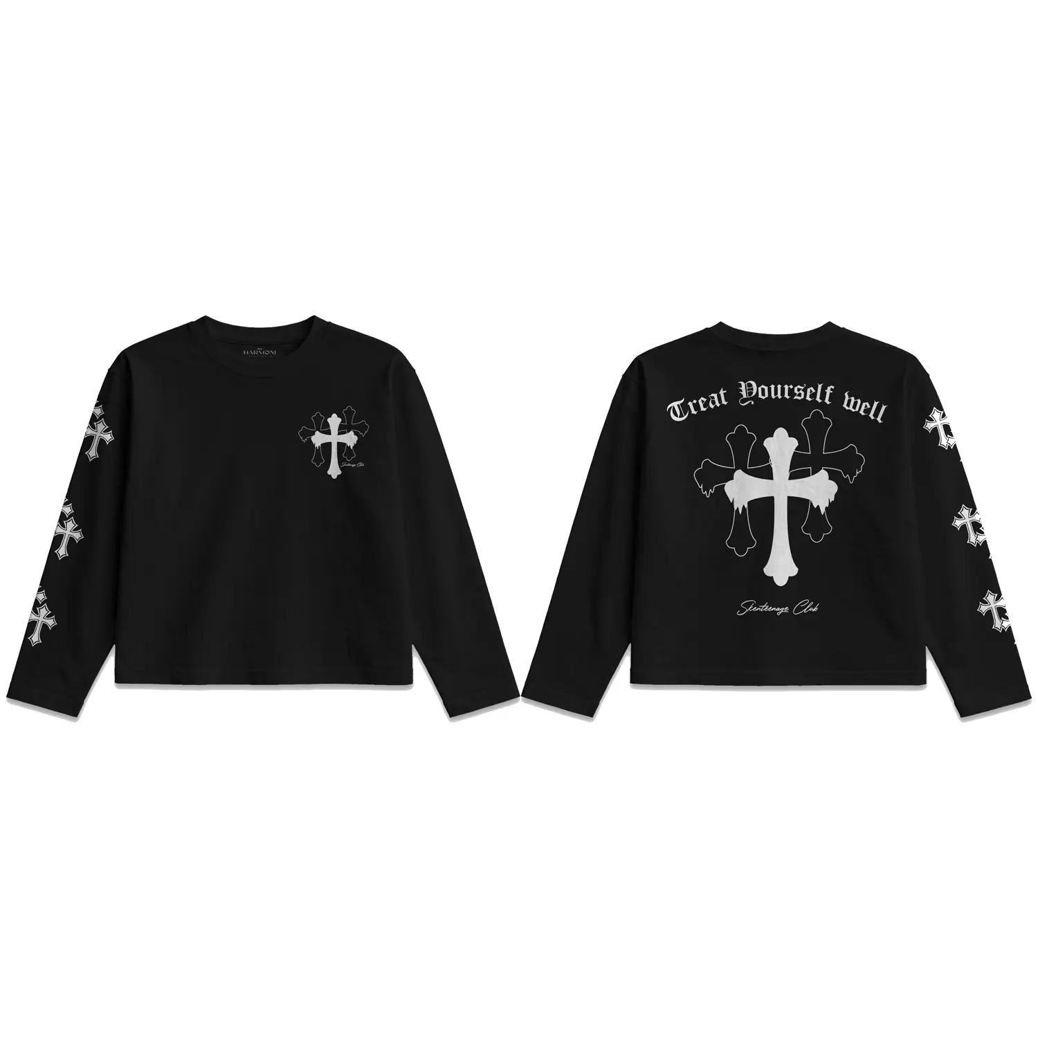 TREAT YOURSELF WELL LONGSLEEVE HITAM