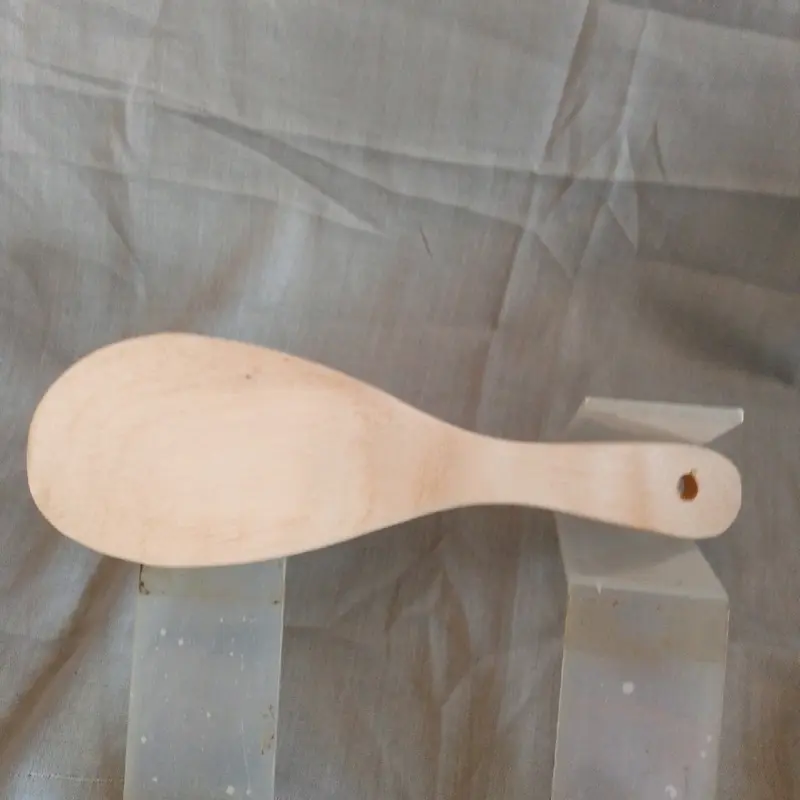 centong cutil bahan kayu mahoni silicone utensils sodet woodpulp tidak transfer panas 5
