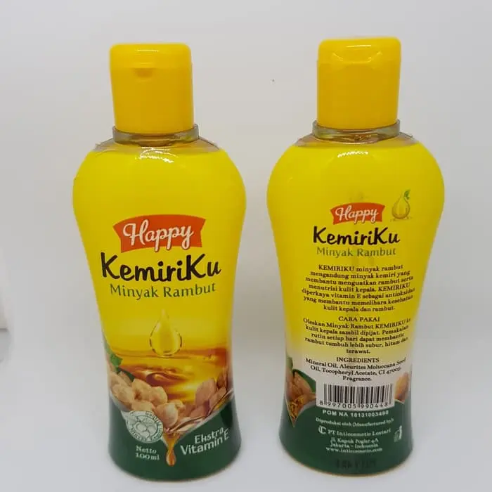 Happy Kemiriku Minyak Rambut 100 ml - minyak kemiri perawawtan rambut 3