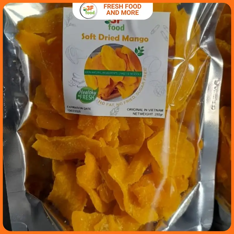[Hadiah] Mansian Mangga Kering, Mangga Madu, Manisan Buah Mangga, Dried Mango 100gr 3F Food Snack Makanan 5
