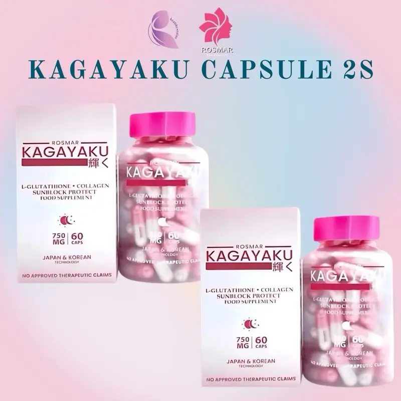 kagayaku glutathione fda approved ROSMAR SKIN ESSENTIALS Kagayaku Capsule | Premium Skin-Whitening &  Brightening | Enriched with Glutathione Natural Supplement Collagen Vitamin  Beauty