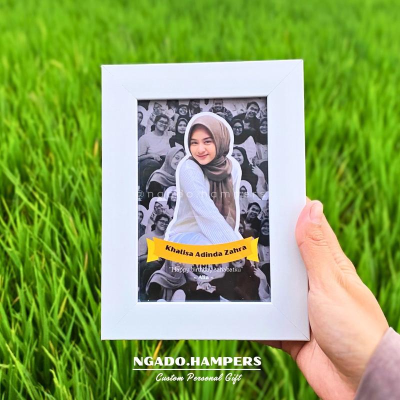 Kado Gift Ulang Tahun Wisuda Cewek Cowok Bingkai Foto + Kaca Aesthetic Murah Lucu Unik 6