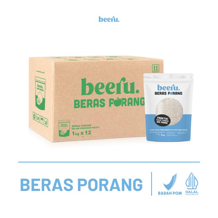 Gambar Beeru Beras Porang Kardus isi 12 Pouch 1kg - Shirataki Konjac Rice dari Beeru Official Store Kota Tangerang Selatan Tokopedia
