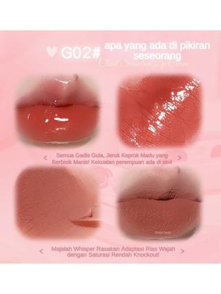 Product Introduction of gogo tales AirPods Lipstik Cloud Sense Duplex Lip Glaze Dual Colour Lip Glaze Headphone Lip Glaze GT621 13