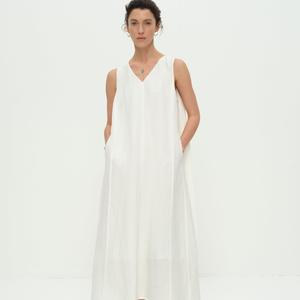 Lightweight Sleeveless Linen Dress