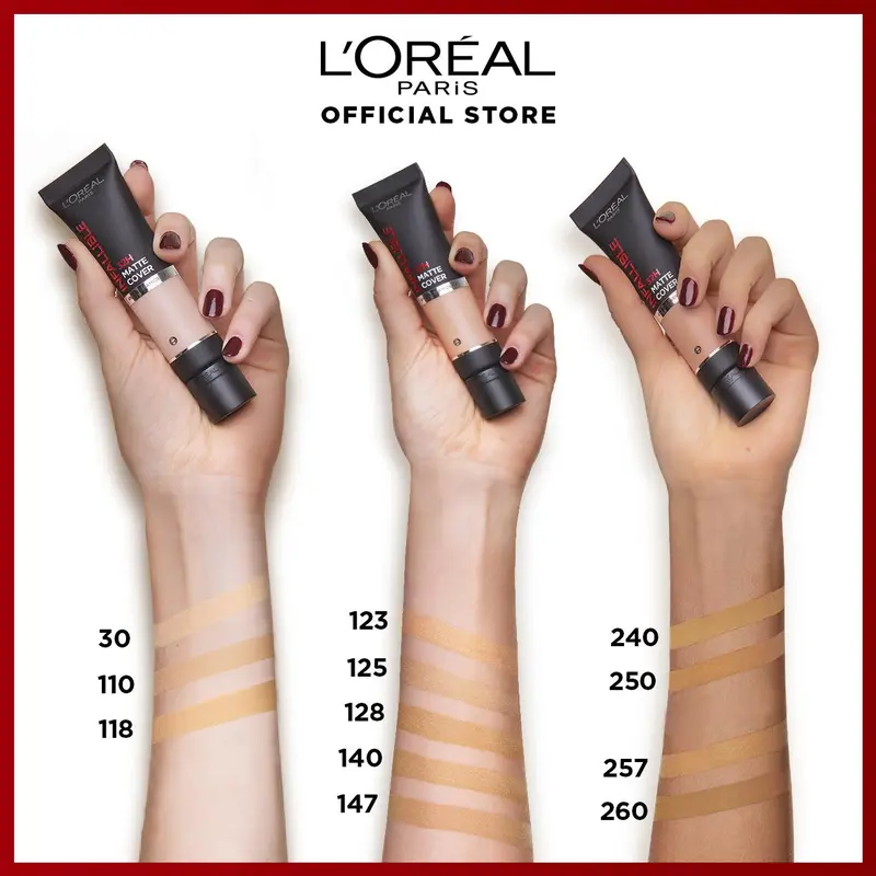 [PAKET HEMAT] L'Oreal Paris Infallible 32H Matte Cover Foundation + Setting Spray 6