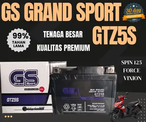 Aki Kering GTZ5-S Beat Karbu Vario 110 Beat FI Scoopy Specy GS Grand Sport