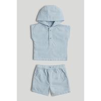 Gambar Mothercare Striped T-Shirt and Shorts Outfit - Set Baju Bayi Laki-laki (Multi) - Up to 1 Month dari Mothercare Indonesia Kota Administrasi Jakarta Selatan 2 Tokopedia