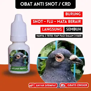 Obat Anti Snot dan CRD Merpati Premium Original Mata Berair Bengkak Katarak Dll