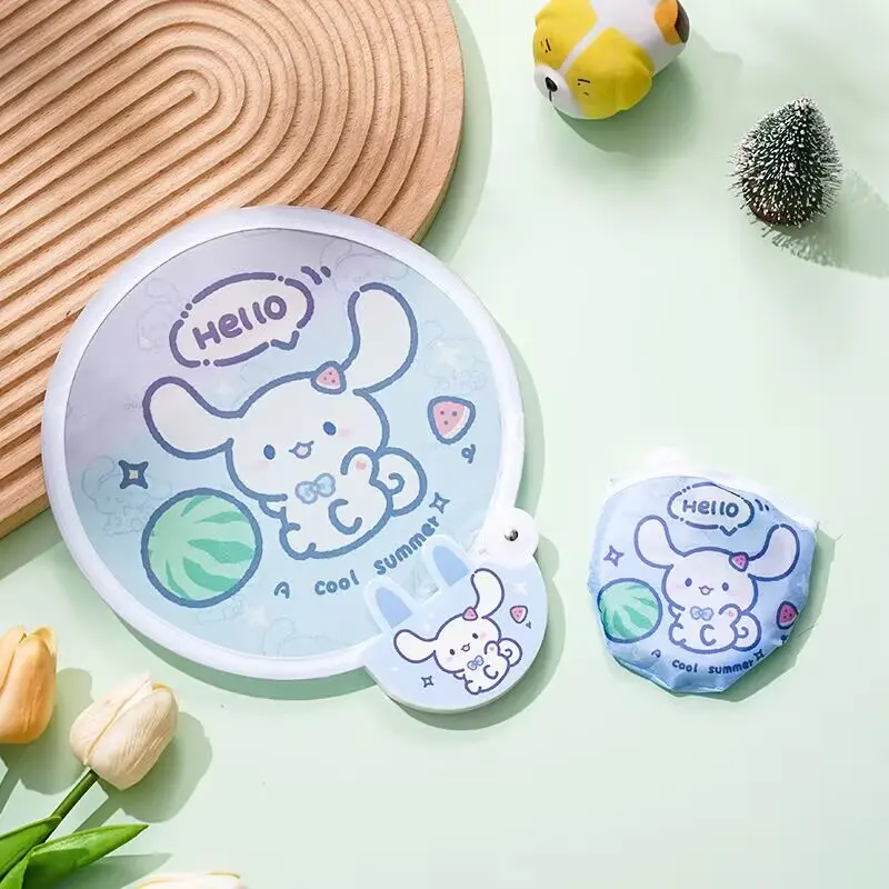 Quạt tròn Nhỏ Phong cách Nhật Bản, Cỡ Nhỏ, Cầm Tay, Gấp Gọn, Ngầu, Có Thể Dùng Làm Quạt Cầm Tay Mini Hoạt Hình, Nhỏ, Tươi, Dễ Thương, Thích Hợp Đi Du Lịch Ngoài Trời 4