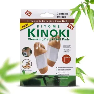 [2 Box] Koyo kinoki Putih. Detoks pembersih Bantalan kaki Foot Patch Ginger