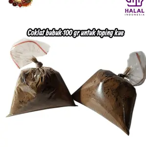 Coklat bubuk 100 gram kemasan reapack untuk pelengkap kue