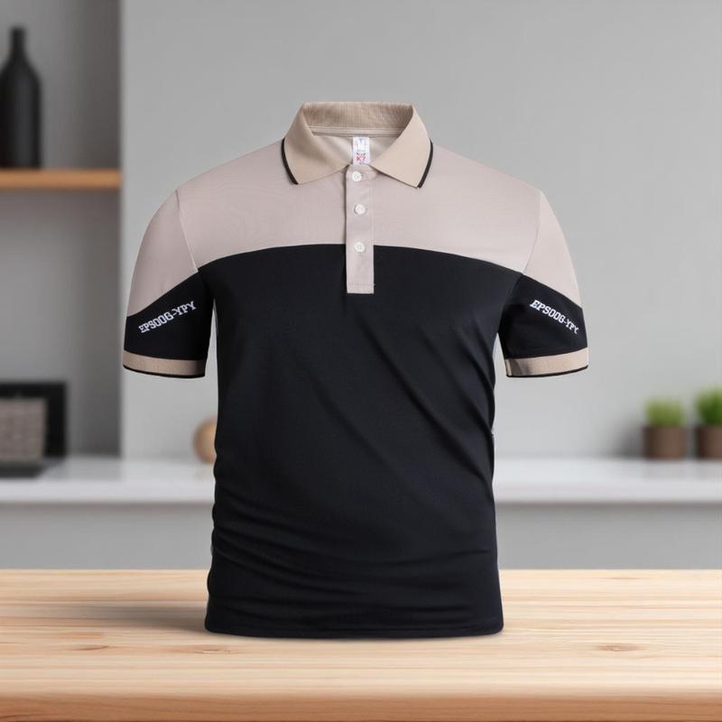 Áo Polo Nam K7, Vải Cotton Trơn CVC Co Giãn Thoải Mái 2024, Menswear Có Cổ Shirt Cộc Tay Ngắn Tay Tre