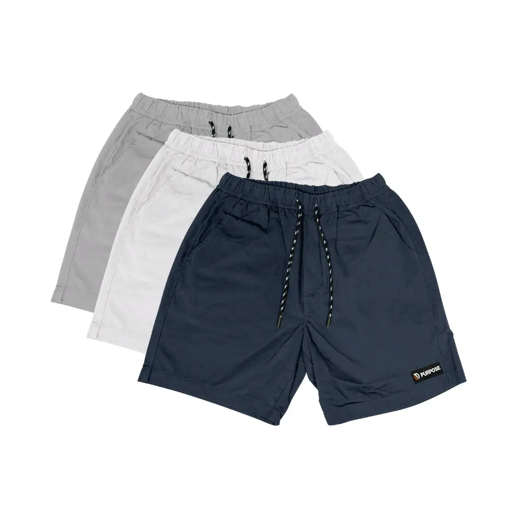 Celana Boardshort Pendek Pria Bahan Despo jorts pants Karet Panjang Kantong Distro Katun Santai