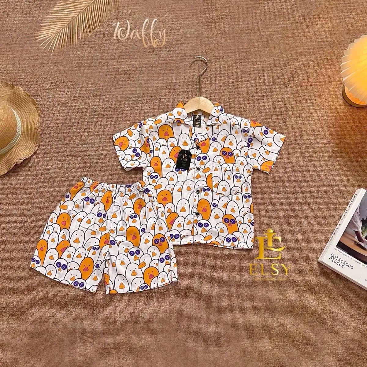 Setelan anak rayon one set piyama