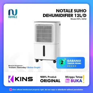 Notale Suho Dehumidifier 12L/Hari Serap Kelembaban dan Pengering Udara Anti Jamur