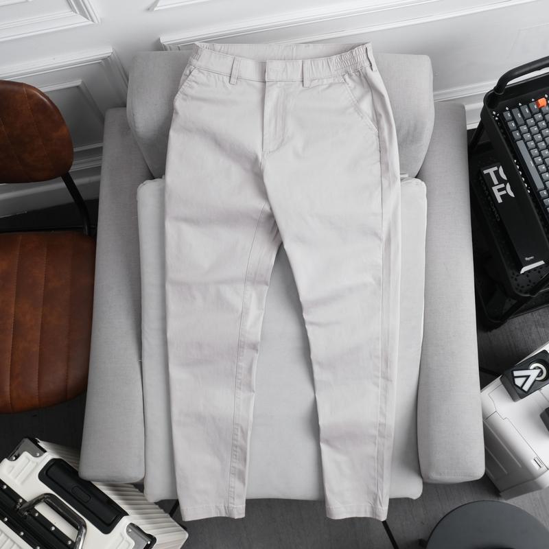 QUẦN DÀI KAKI CAO CẤP LƯNG CHUN CO GIÃN 2 BÊN DÂY KHÓA KÉO ĐỒNG_Menswear 5 Màu