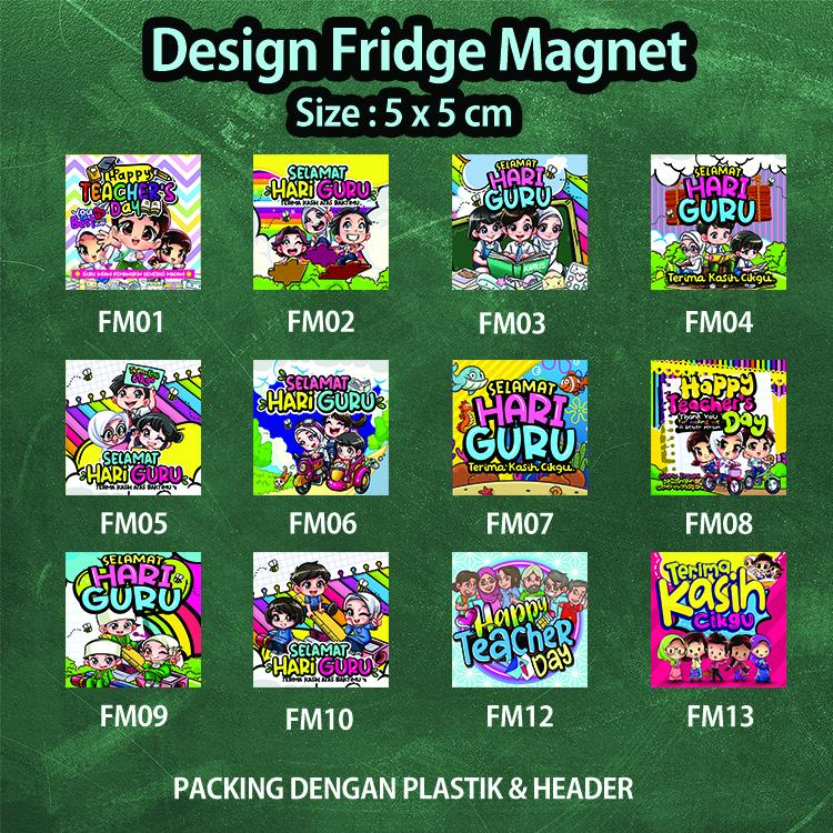 FRIDGE MAGNET CANTIK & MURAH HARI GURU 2025