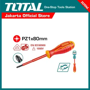 TOTAL Obeng Listrik Berisolasi Insulated screwdriver THTISPZ180
