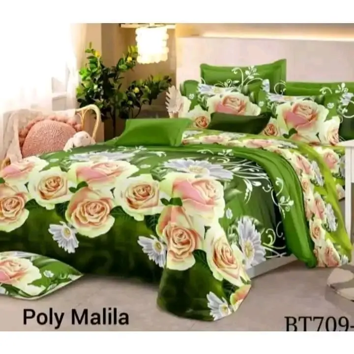 MURAH SEPREI BAHAN BONITA UKURAN JUMBO 180X200 LENGKAP SATU SET BANTAL GULING KARET DISETIAP SUDUTNYA Seprai