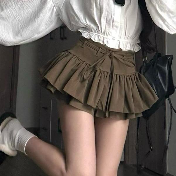 Độc Quyền T.Hà-Woaa.Stu•Moss Belle Skirt  • Chân Váy Tầng Y2K hack dáng trendy