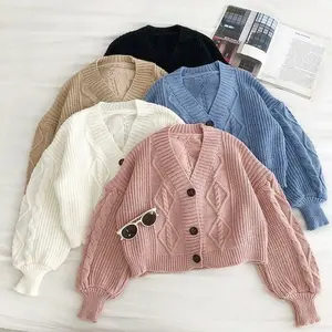 chiara shoes sweater cardigan bahan rajut premium natnat 1-100