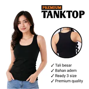 TANKTOP TALI BESAR WANITA BRA SPORT GYM SENAM ZUMBA DALEMAN OLAHRAGA WANITA M L XL TERBARU MURAH Santai