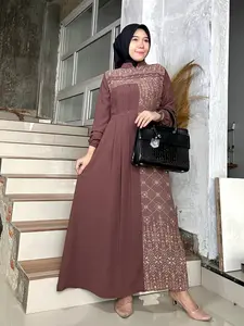 HWF - Gamis Tsabina. Gamis Mute Swarovsky. Cringkle Motif HWF - Gamis Tsabina. Gamis Mute Swarovsky. Cringkle Motif