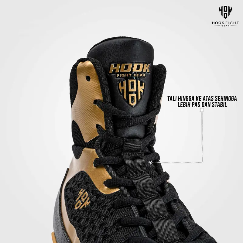 Sepatu Tinju Hook Profesional Boxing Shoes Sepatu Boxing GLF1 4
