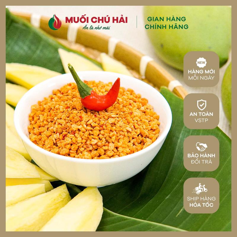 Muối Tây Ninh Chú Hải loại tỏi ớt cay nhiều