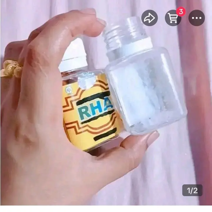 Botol RHA untuk Penyimpanan Kapsul atau Herbal 0