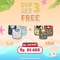 Gambar LIBBY BUY 3 GET 3 Paket Slaber/Bib/Celemek/Tatakan Iler Motif Unisex (6 pcs) - PAKET 1 dari Libby Baby Indonesia Kota Administrasi Jakarta Barat 2 Tokopedia