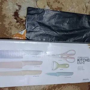 Pisau dapur set 6 pcs BOX viral best seller Alat Buah Kitchenware Knife