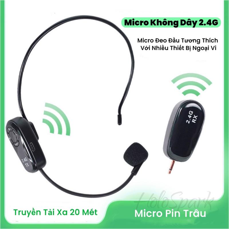 Micro không dây dành cho giáo viên bộ khuếch đại giọng nói cá nhân dễ dàng loại bỏ tiếng ồn dễ dàng kết hợp với loa Karaoke bộ khuếch đại loa Mic