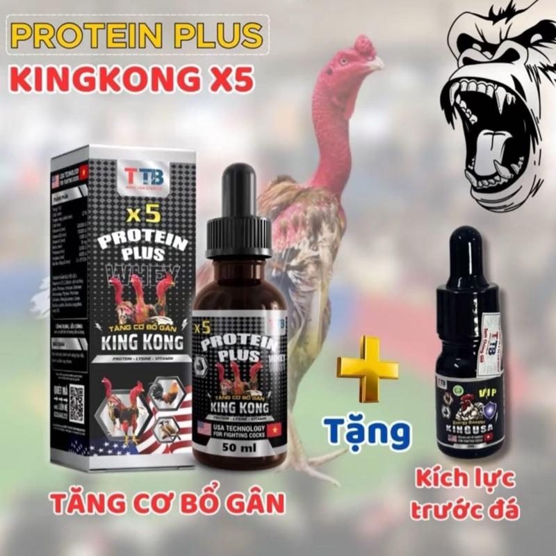 King Kong x5 tăng lực,tăng cơ bổ gân kèm kích lực trước đá cho gà chọi
