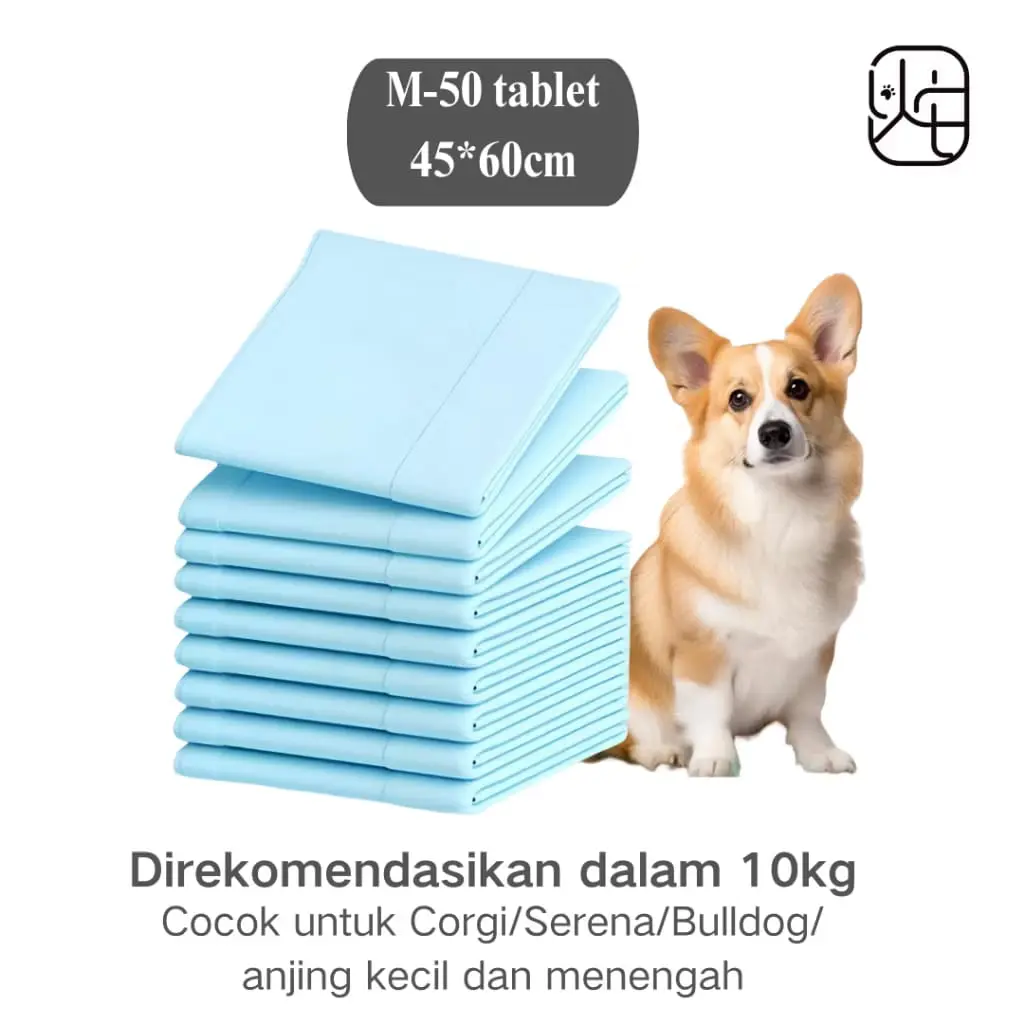 [PAKET ALAS PERLAK] Daya Serap Tinggi Dog Cats Training Underpad - Underpad Anjing Kucing Sekali Pakai