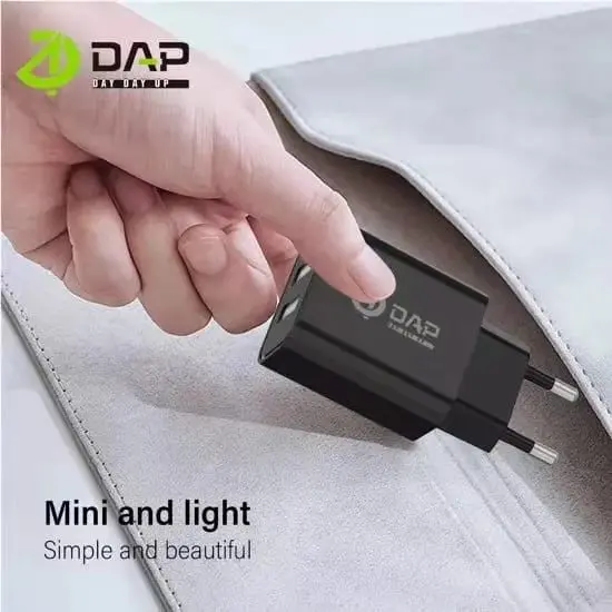 DAP Fast Charging 2 Port USB Charger 2.4 A Garansi D-A4N 1PCS Kabel 2