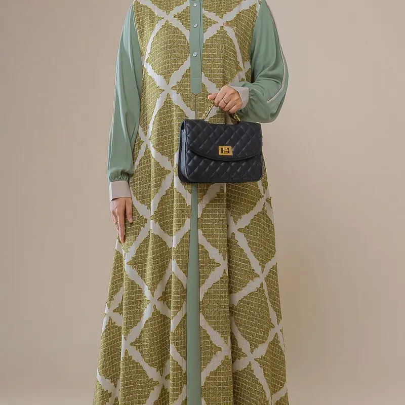 Kode C Gamis dewasa random model d azhura butik kode C 4